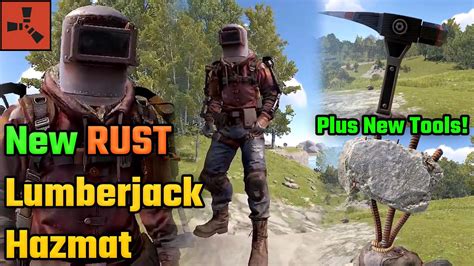 Lumberjack Hazmat, Concrete Pickaxe/Hatchet & Prototype Tools (New in Rust) - YouTube