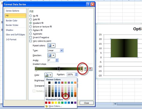 Excel chart gradient fill Solutions | Experts Exchange