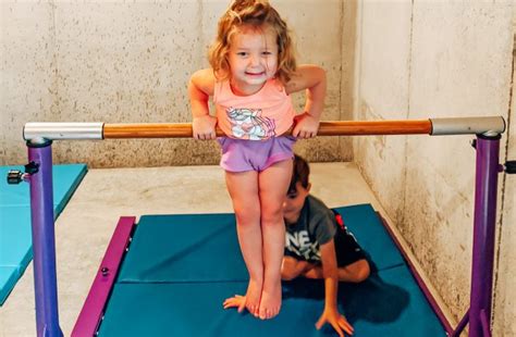 Best Gymnastics Equipment for Home - Our Home Gymnastics Setup • COVET by tricia