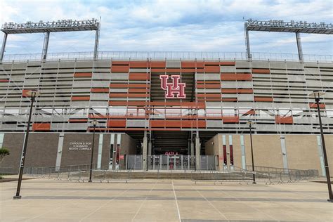 University of Houston Football stadium and lights Photograph by John ...