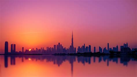 1920x1080 Dubai City Silhouette 5k Laptop Full HD 1080P ,HD 4k Wallpapers,Images,Backgrounds ...