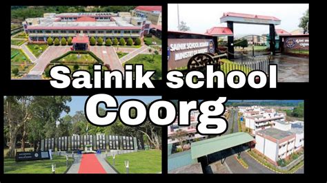 Sainik school coorg/sainik school kodagu/coorg 2 world/coorg to world - YouTube