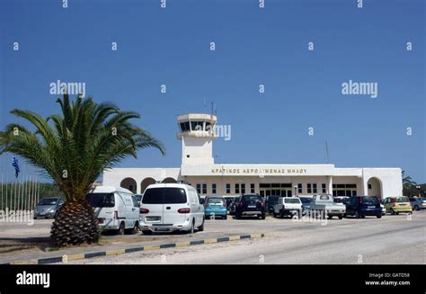 Milos airport Cyclades Greece Stock Photo - Alamy