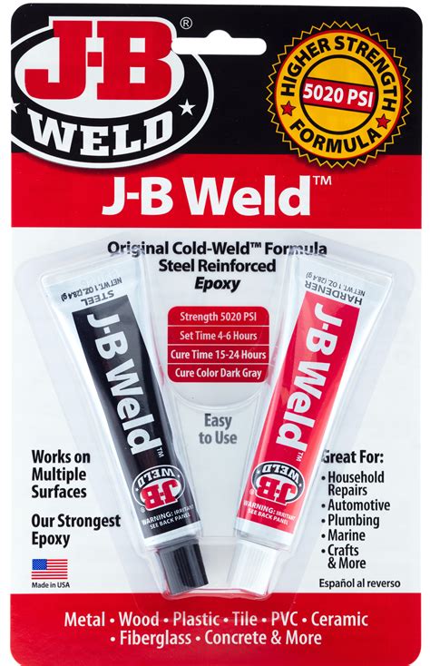 J-B Weld Original Cold Weld Steel Reinforced Epoxy - Walmart.com