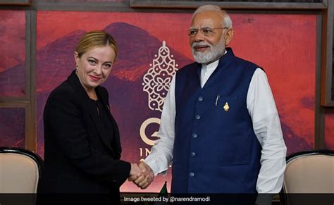 PM Modi Meets Italian Premier Giorgia Meloni At G20 Summit In Bali