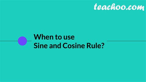 Law of Cosine (Cosine Law) - with Examples and Proof - Teachoo