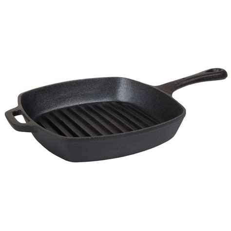 Benzer - Sizzle Cast Iron Square Griddle Pan 26cm 9338976083606 | eBay