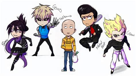 One Punch Man - a bunch of chibis by RiikoChick on DeviantArt