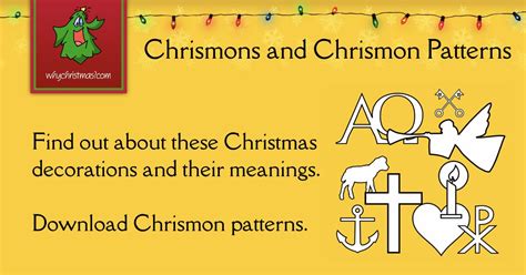 How the Christmas Custom of Chrismons started. Download Chrismon Patterns. What Chrismons mean ...