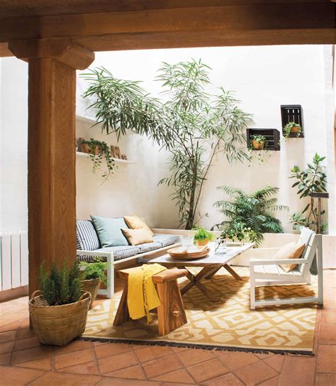 20 ideas de decoración para patios pequeños