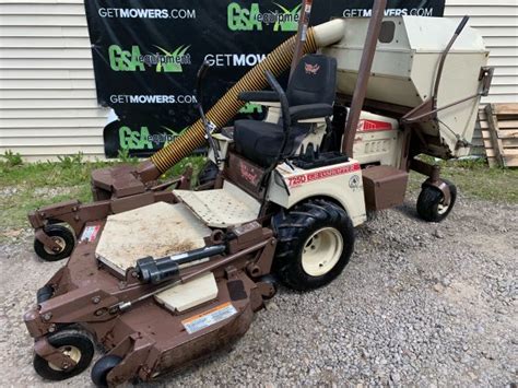 61IN GRASSHOPPER 725D COMMERCIAL DIESEL MOWER W/ REAR GRASS COLLECTOR! - Lawn Mowers for Sale ...