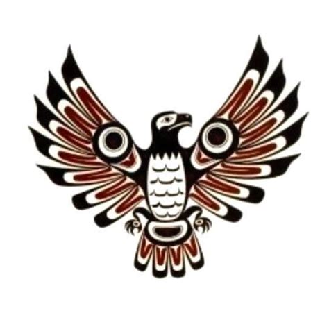 Native American Bird Symbol Tattoo