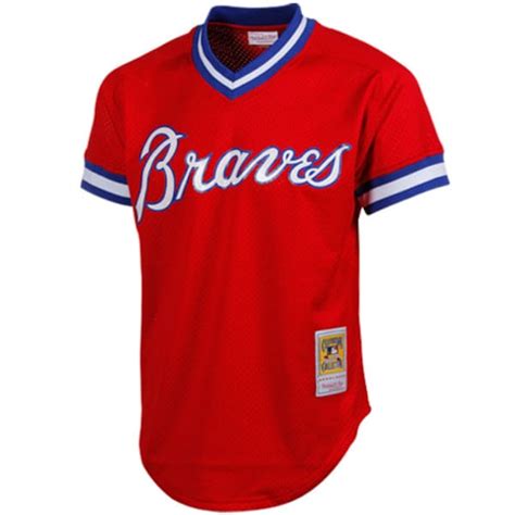 Dale Murphy Atlanta Braves Mitchell & Ness 1980 Authentic Cooperstown Collection Mesh Batting ...