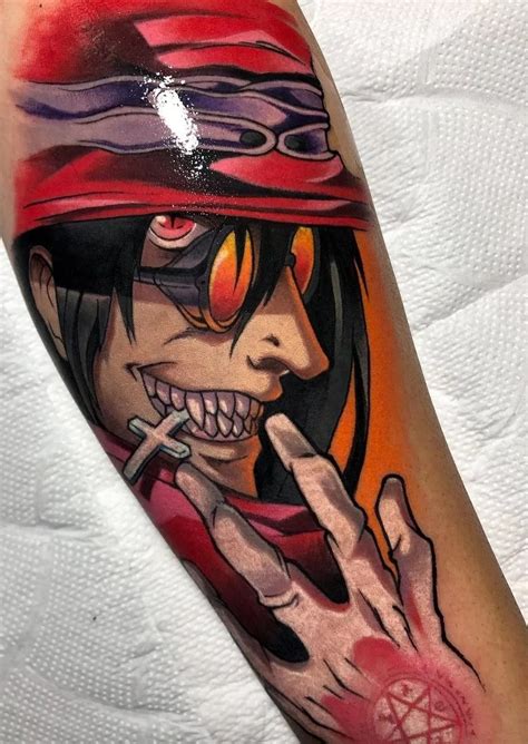 Alucard Neo Traditional Tattoo - TATTOOGOTO