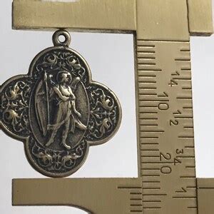 St. Raphael Medal Archangel Medal Bronze or Sterling Silver Patron of Healing, Travelers, Blind ...