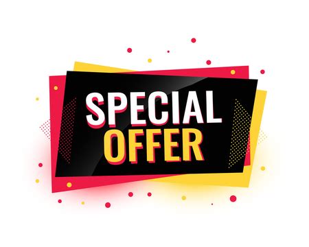 Special Offer Creative Sale Banner Design, Label, Banner, Coupon PNG ...