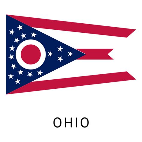 Ohio state flag - Transparent PNG & SVG vector file