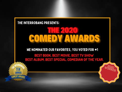 2020 Comedy Awards! Here Are Your Winners (As Voted For By You!) For ...