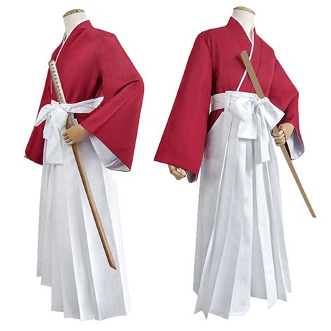 Rurouni Kenshin Himura Kenshin Hitokiri Battousai Cosplay Costume – Winkcostumes