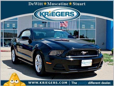 Used 2014 Ford Mustang for sale in Muscatine - Krieger Motor Company ...