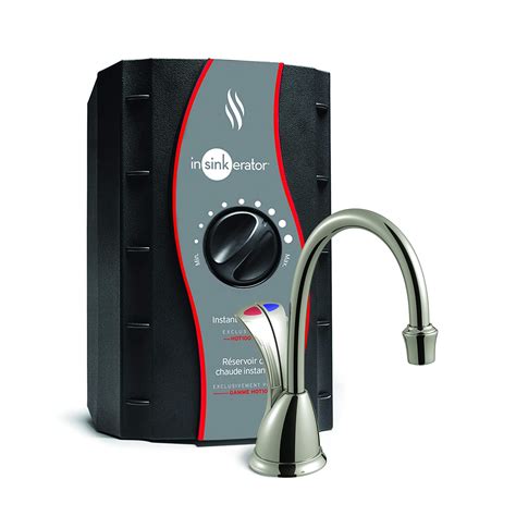 InSinkErator Wave Instant Hot Cold Water Dispenser System Faucet Tank Satin | eBay