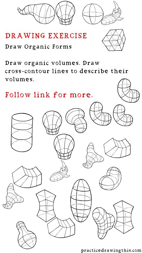 examples of organic shapes in art - 3dartdrawingeasy3dhand