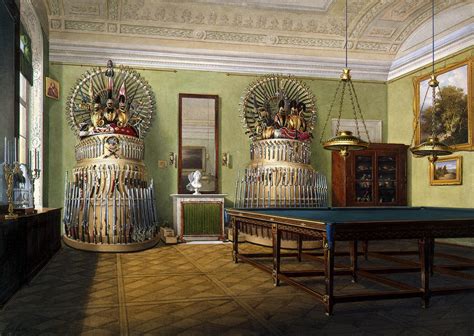 File:Hau. Interiors of the Winter Palace. The Billiard Room of Emperor Alexander II. Midle of ...