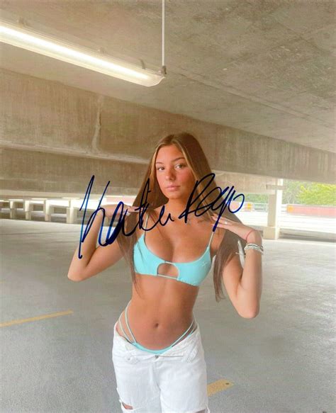 Katie Pego Actress IG TikTok Influencer Autographed Signed 8x10 Photo COA 1 | #4623258740