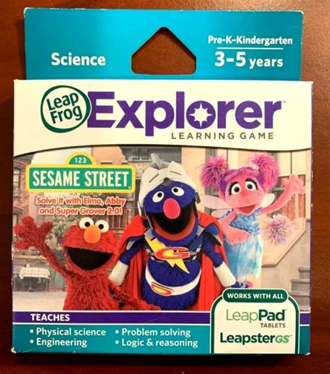 LEAPFROG LEAPPAD EXPLORER Learning: Sesame Street Friends, Leap Pad 2 3 GS NIB $26.99 - PicClick