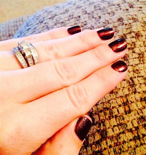 Deep burgundy/maroon fall nail color | Fall nail colors, Nails, Nail colors