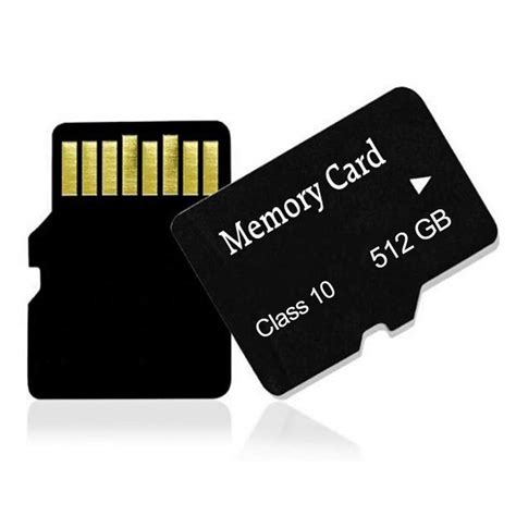 Micro Memory Card 512GB High Speed Class 10 TF Card with Adapter for SD Card SD SDXC Card for ...