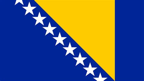 Bosnia And Herzegovina Flag UHD 4K Wallpaper - Pixelz.cc