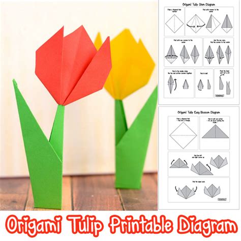 Origami Flower Tulip