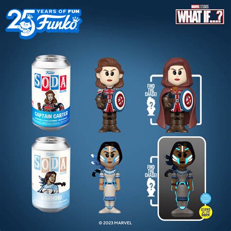 2023 NEW Marvel's What If Funko Sodas: Hela, Captain Carter & Kahhori