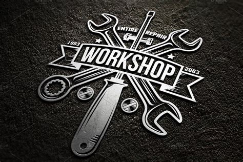 Workshop bundle | Mechanic logo design, Automotive logo design ...