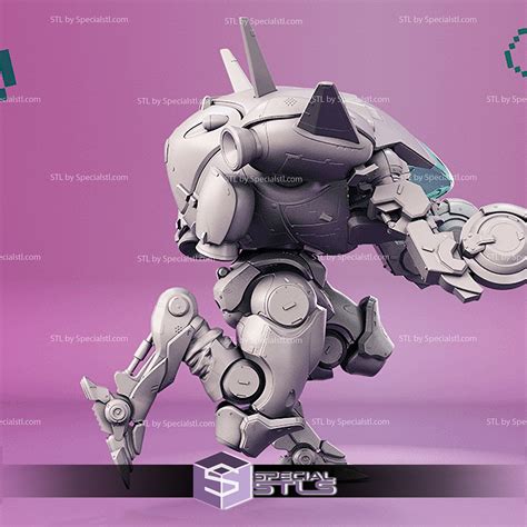 DVa Mech 3D Printable from Overwatch STL Files | SpecialSTL