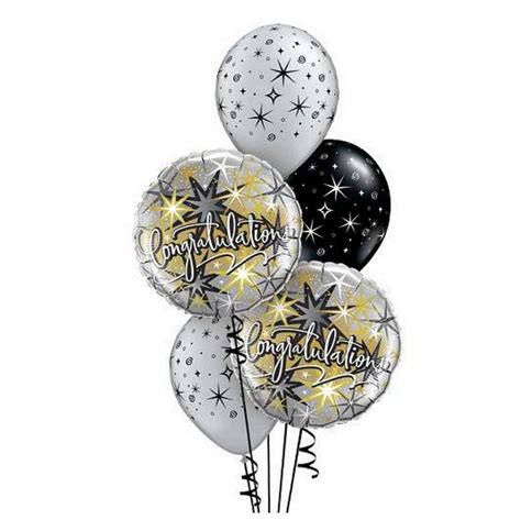 Elegant Congratulations Balloon Bouquet