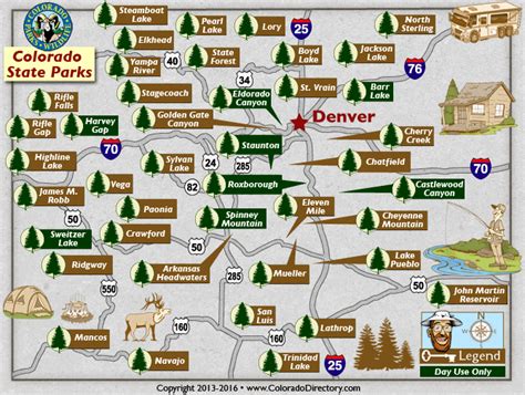 Colorado State Parks Map | CO Vacation Directory