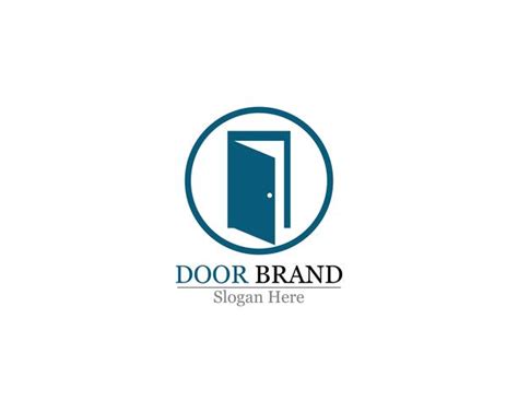 door logo vector template illustration 626479 Vector Art at Vecteezy