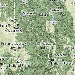 Interactive USDA Gardening and Plant Hardiness Zone Map for Idaho Based on the 1990 USDA ...