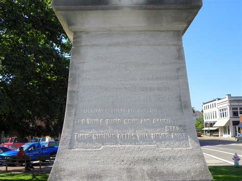 Confederate Monument Inscription - 2 | In front of the Hopki… | Flickr