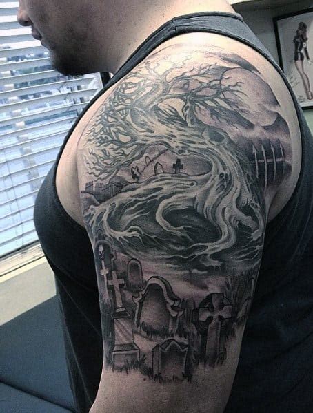 Details more than 73 graveyard sleeve tattoos super hot - in.cdgdbentre