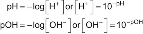 Formulas for Solving Problems Dealing with Acids and Bases - dummies