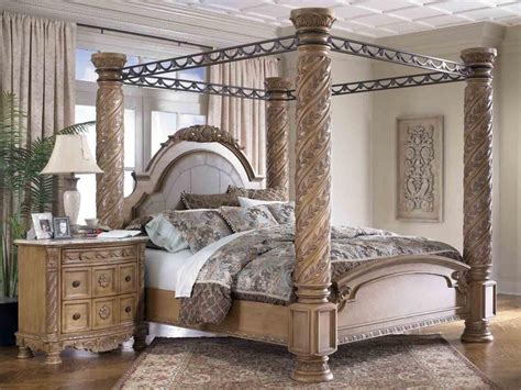 Ashley North Shore Bedroom Set | Canopy bedroom sets, Canopy bedroom ...