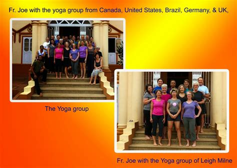 KRIPA FOUNDATION, INDIA: Fr. Joe with the yoga groups at Kripa Yoga Sanctuary -Anjuna Goa