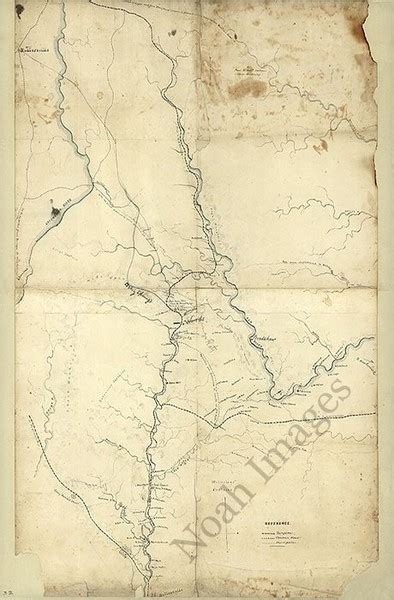 Map of Pocahontas county WV c1865 reprint 36x24