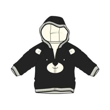 Black Hoodie Silhouette Vector PNG, Technical Sketch For Men Black Hoodie, Stylish, Lace, Back ...