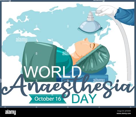 World Anaesthesia Day Logo Concept illustration Stock Vector Image & Art - Alamy