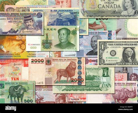 Bank notes countries currency different hi-res stock photography and ...