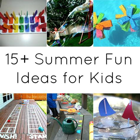 15+ Summer Fun Ideas for Kids | A Night Owl Blog